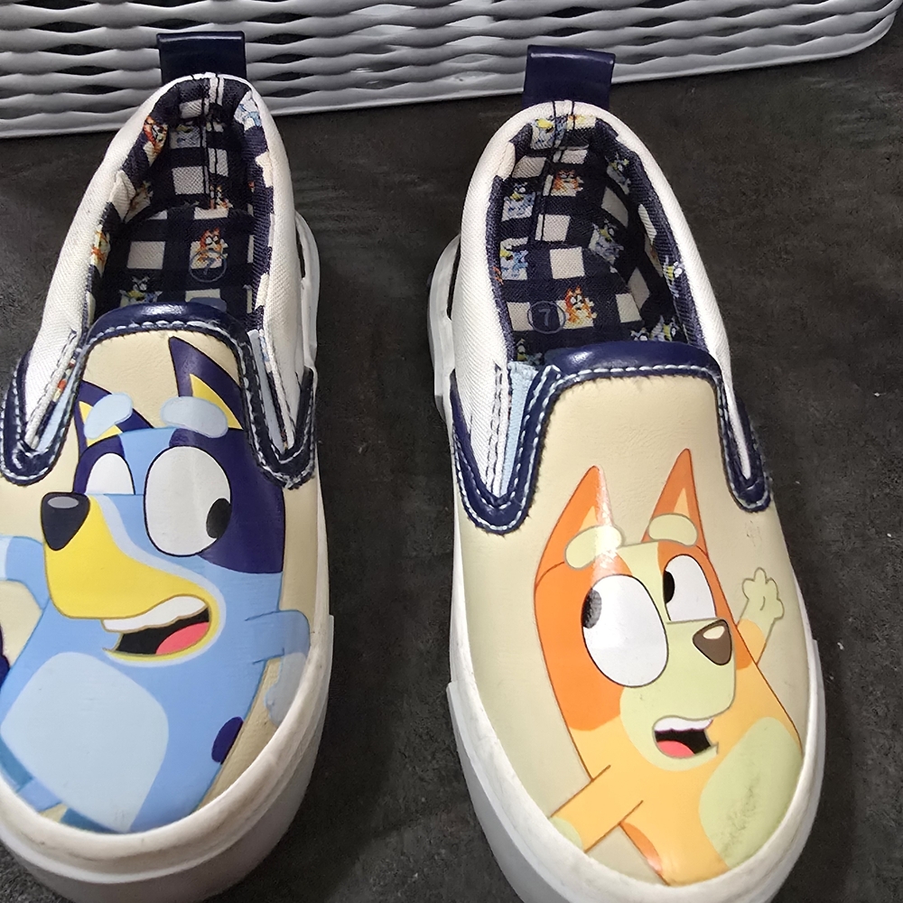Kids Slip-On Shoes with Cartoon Characters